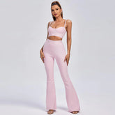 Strappy Sleeveless Exposed Waist Bandage Set